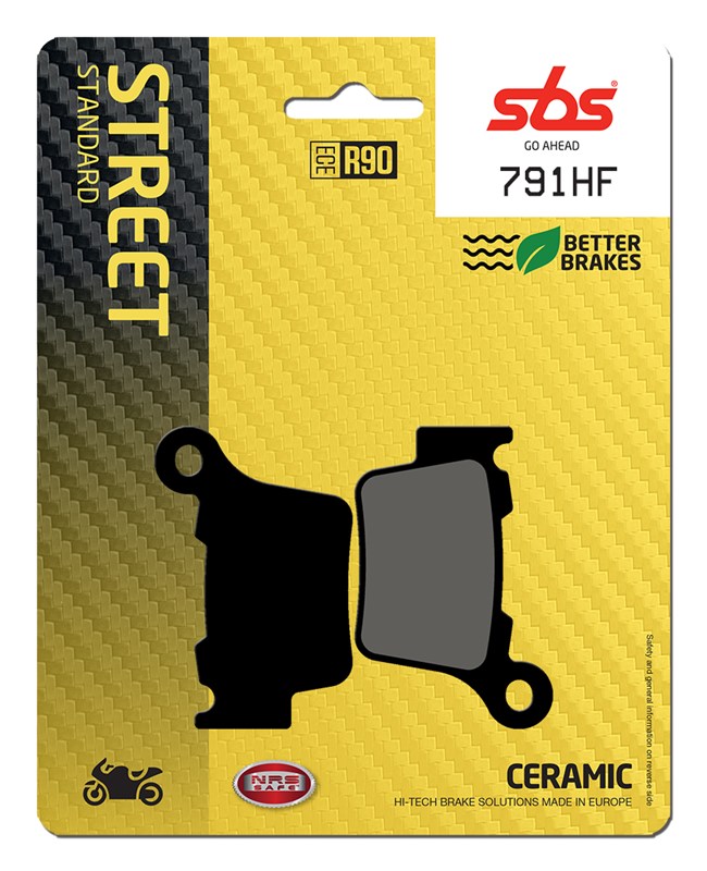 SBS brake pads KH368 street standart ceramic colour black (791HF)